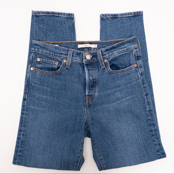 LEVI’S Wedgie Icon Jean Charleston Moves Medium Wash Size 26 - Picture 6 of 10